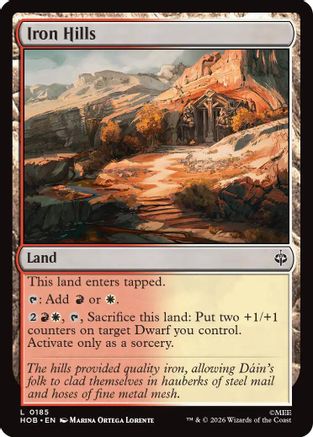 Iron Hills (HOB-185) [The Hobbit] MTG Single Wizards of the Coast