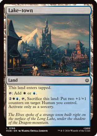 Lake-town (HOB-186) [The Hobbit] Foil MTG Single Wizards of the Coast