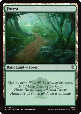 Forest (0193) (HOB-193) [The Hobbit] Foil MTG Single Wizards of the Coast
