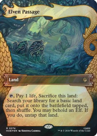 Elven Passage (Surge Foil) (HOB-274) [The Hobbit] Foil MTG Single Wizards of the Coast
