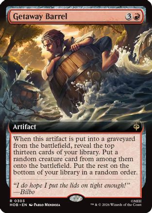 Getaway Barrel (HOB-303) [The Hobbit] MTG Single Wizards of the Coast