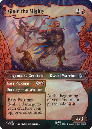 Gloin the Mighty (Surge Foil) (HOB-263) [The Hobbit] Foil MTG Single Wizards of the Coast
