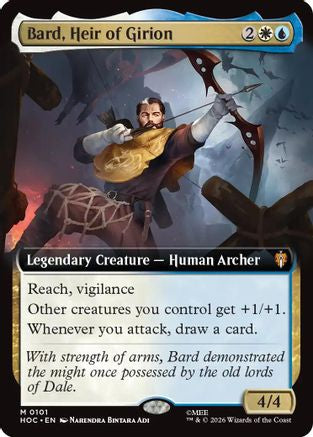 Bard, Heir of Girion (HOC-101) [The Hobbit: Eternal-Legal] Foil MTG Single Wizards of the Coast