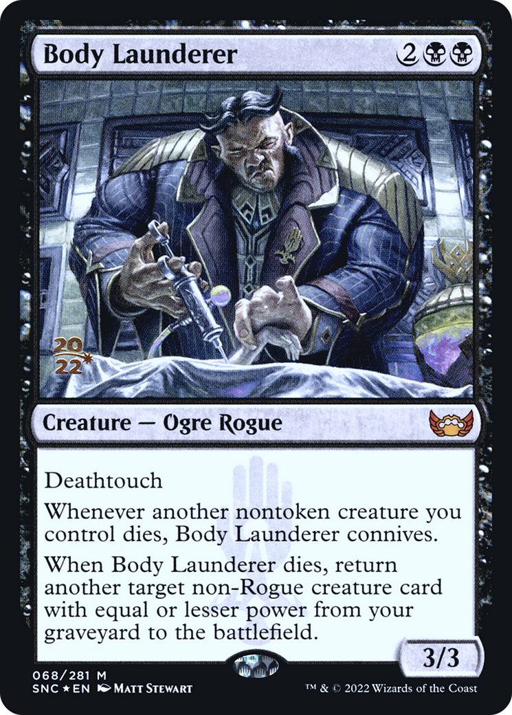 Body Launderer (PRE-068) [Streets of New Capenna Promos] Foil MTG Single Wizards of the Coast