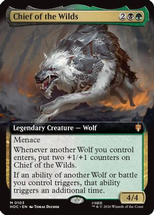 Chief of the Wilds (HOC-103) [The Hobbit: Eternal-Legal] Foil MTG Single Wizards of the Coast