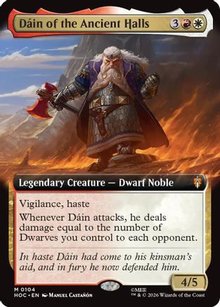 Dain of the Ancient Halls (HOC-104) [The Hobbit: Eternal-Legal] Foil MTG Single Wizards of the Coast