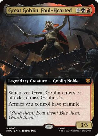 Great Goblin, Foul-Hearted (HOC-105) [The Hobbit: Eternal-Legal] MTG Single Wizards of the Coast