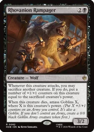 Rhovanion Rampager (HOB-082) [The Hobbit] Foil MTG Single Wizards of the Coast