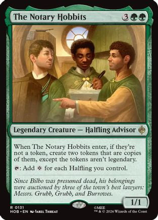 The Notary Hobbits (HOB-131) [The Hobbit] Foil MTG Single Wizards of the Coast