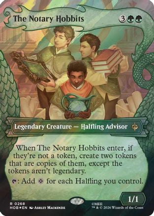 The Notary Hobbits (Surge Foil) (HOB-268) [The Hobbit] Foil MTG Single Wizards of the Coast