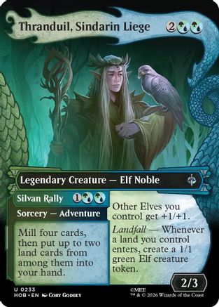 Thranduil, Sindarin Liege (HOB-233) [The Hobbit] MTG Single Wizards of the Coast