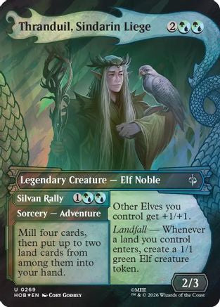 Thranduil, Sindarin Liege (Surge Foil) (HOB-269) [The Hobbit] Foil MTG Single Wizards of the Coast