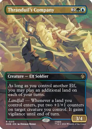 Thranduil's Company (HOB-213) [The Hobbit] MTG Single Wizards of the Coast
