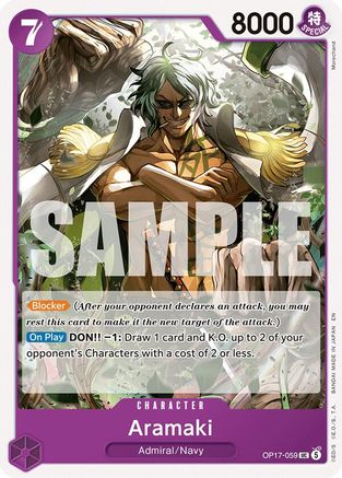 Aramaki (OP17-059)  [The World's Strongest Warriors]