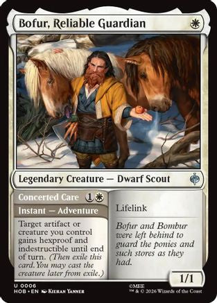 Bofur, Reliable Guardian (HOB-006) [The Hobbit] MTG Single Wizards of the Coast