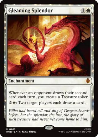 Gleaming Splendor (HOB-015) [The Hobbit] Foil MTG Single Wizards of the Coast