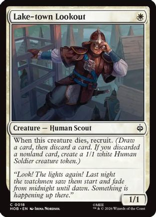 Lake-town Lookout (HOB-018) [The Hobbit] Foil MTG Single Wizards of the Coast