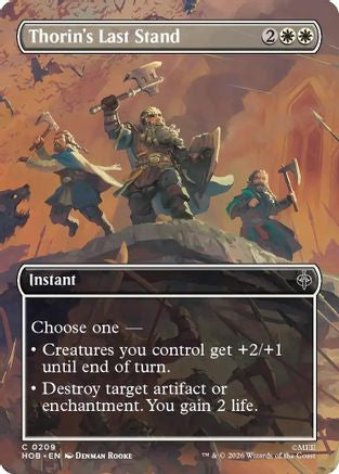 Thorin's Last Stand (HOB-209) [The Hobbit] MTG Single Wizards of the Coast