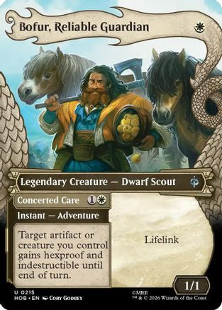 Bofur, Reliable Guardian (HOB-215) [The Hobbit] Foil MTG Single Wizards of the Coast