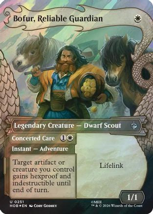 Bofur, Reliable Guardian (Surge Foil) (HOB-251) [The Hobbit] Foil MTG Single Wizards of the Coast