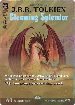 Gleaming Splendor (Surge Foil) (HOB-275) [The Hobbit] Foil MTG Single Wizards of the Coast