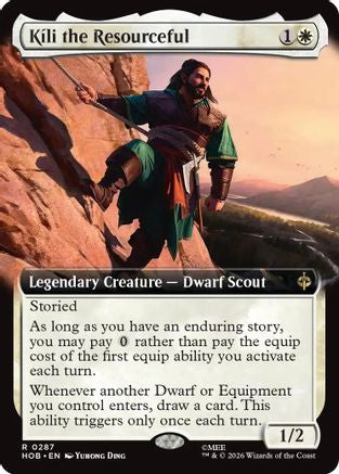 Kili the Resourceful (HOB-287) [The Hobbit] MTG Single Wizards of the Coast