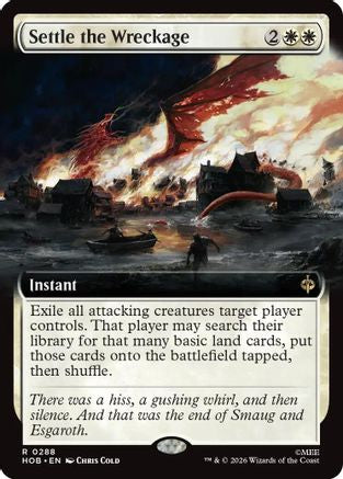 Settle the Wreckage (HOB-288) [The Hobbit] MTG Single Wizards of the Coast