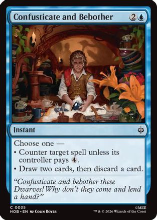 Confusticate and Bebother (HOB-035) [The Hobbit] MTG Single Wizards of the Coast
