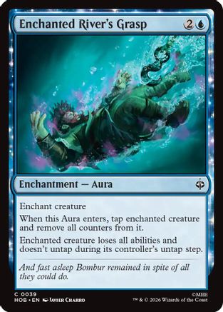 Enchanted River's Grasp (HOB-039) [The Hobbit] Foil MTG Single Wizards of the Coast