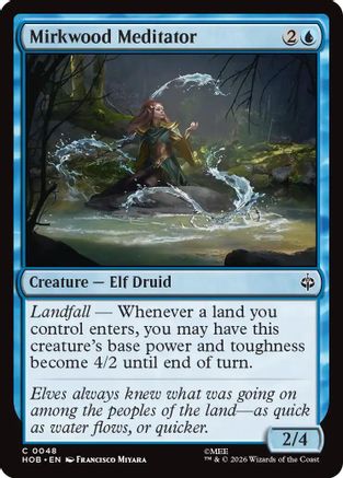 Mirkwood Meditator (HOB-048) [The Hobbit] Foil MTG Single Wizards of the Coast