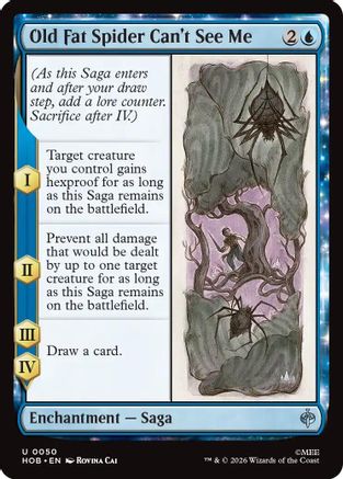 Old Fat Spider Can't See Me (HOB-050) [The Hobbit] MTG Single Wizards of the Coast
