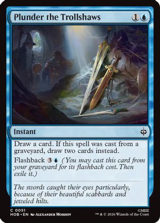 Plunder the Trollshaws (HOB-051) [The Hobbit] MTG Single Wizards of the Coast