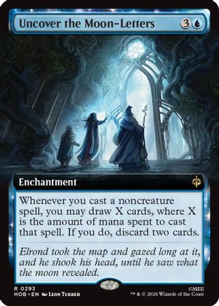 Uncover the Moon-Letters (HOB-293) [The Hobbit] MTG Single Wizards of the Coast