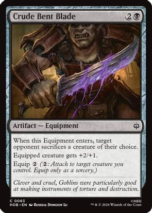 Crude Bent Blade (HOB-063) [The Hobbit] MTG Single Wizards of the Coast