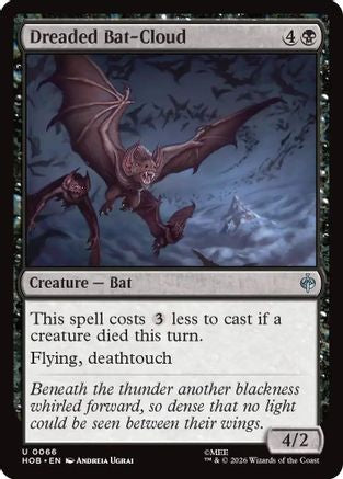 Dreaded Bat-Cloud (HOB-066) [The Hobbit] MTG Single Wizards of the Coast