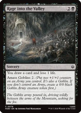Rage into the Valley (HOB-079) [The Hobbit] MTG Single Wizards of the Coast
