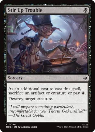 Stir Up Trouble (HOB-084) [The Hobbit] Foil MTG Single Wizards of the Coast
