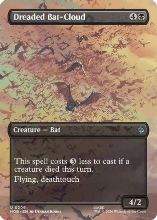 Dreaded Bat-Cloud (HOB-206) [The Hobbit] MTG Single Wizards of the Coast