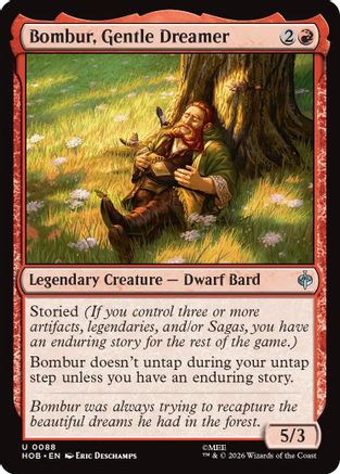 Bombur, Gentle Dreamer (HOB-088) [The Hobbit] MTG Single Wizards of the Coast