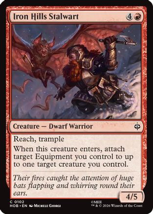 Iron Hills Stalwart (HOB-102) [The Hobbit] MTG Single Wizards of the Coast