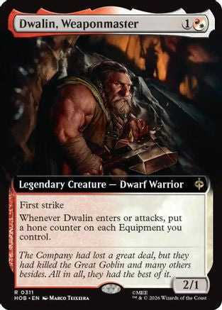 Dwalin, Weaponmaster (HOB-311) [The Hobbit] MTG Single Wizards of the Coast