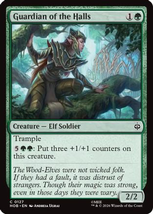 Guardian of the Halls (HOB-127) [The Hobbit] Foil MTG Single Wizards of the Coast