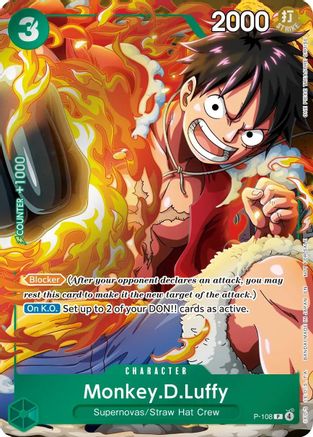 Monkey.D.Luffy (Event Pack Vol. 9) (P-108) [One Piece Promotion Cards] Foil One Piece Single Bandai