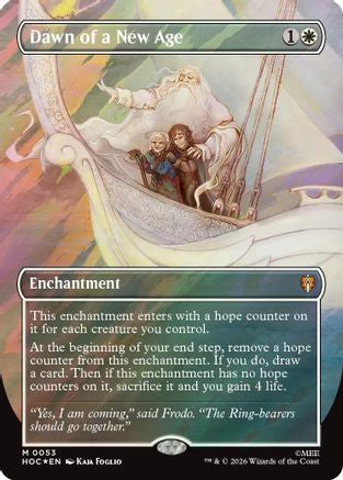 Dawn of a New Age (Surge Foil) (HOC-053) [The Hobbit: Eternal-Legal] Foil MTG Single Wizards of the Coast