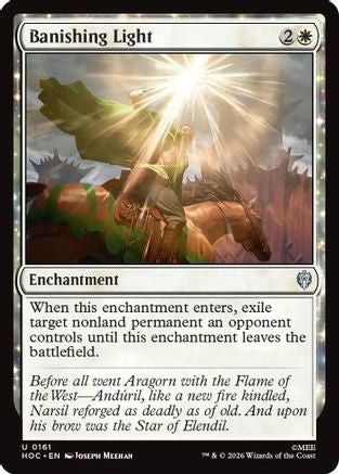 Banishing Light (HOC-161) [The Hobbit: Eternal-Legal] MTG Single Wizards of the Coast