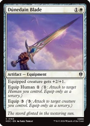 Dunedain Blade (HOC-163) [The Hobbit: Eternal-Legal] MTG Single Wizards of the Coast