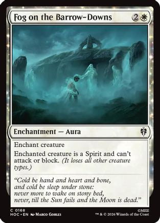 Fog on the Barrow-Downs (HOC-168) [The Hobbit: Eternal-Legal] MTG Single Wizards of the Coast