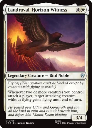 Landroval, Horizon Witness (HOC-169) [The Hobbit: Eternal-Legal] MTG Single Wizards of the Coast