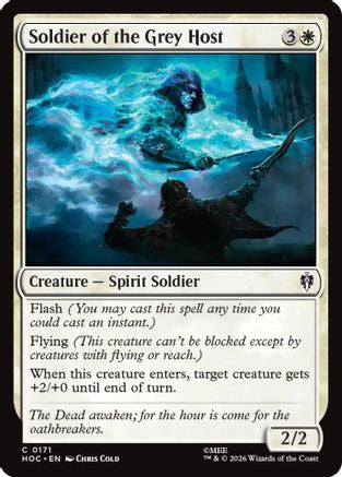 Soldier of the Grey Host (HOC-171) [The Hobbit: Eternal-Legal] MTG Single Wizards of the Coast