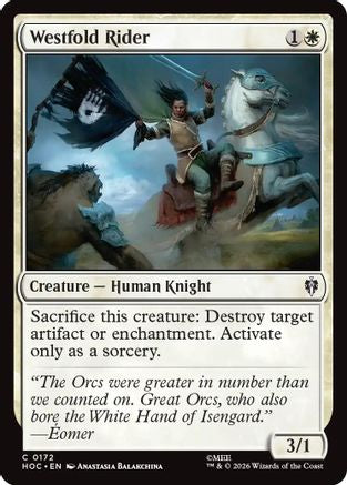 Westfold Rider (HOC-172) [The Hobbit: Eternal-Legal] MTG Single Wizards of the Coast